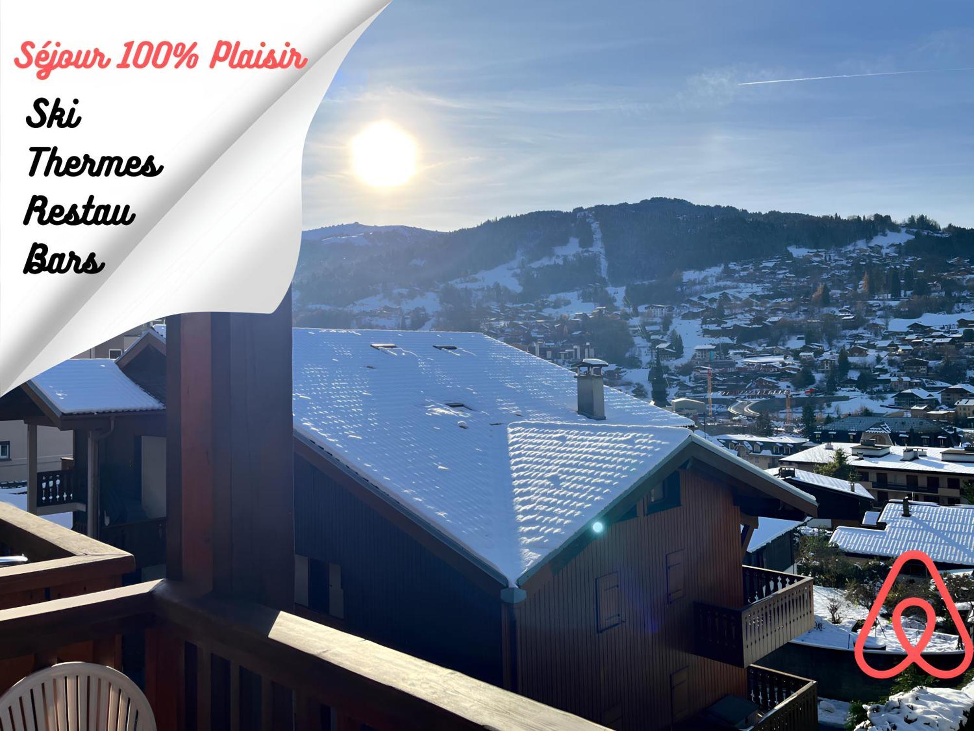 Ski Ou Thermes? Un Appt Cabine Avec Vue Magnifique Saint-Gervais-les-Bains Exterior foto